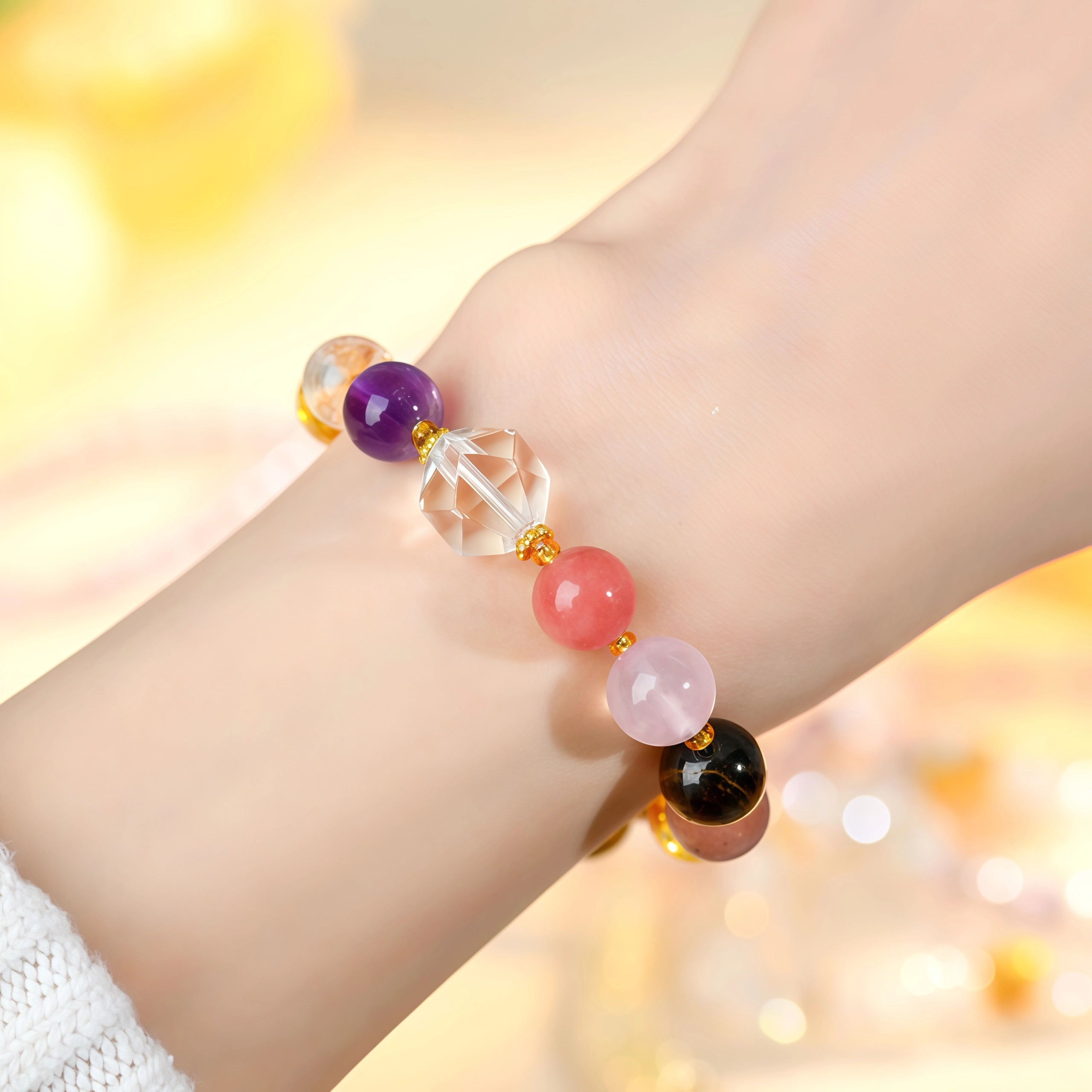 Cosmic Harmony - Multi-Gem Full Spectrum Energy Bracelet