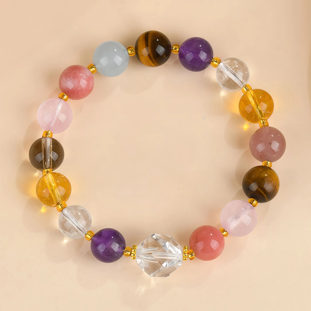 Cosmic Harmony - Multi-Gem Full Spectrum Energy Bracelet
