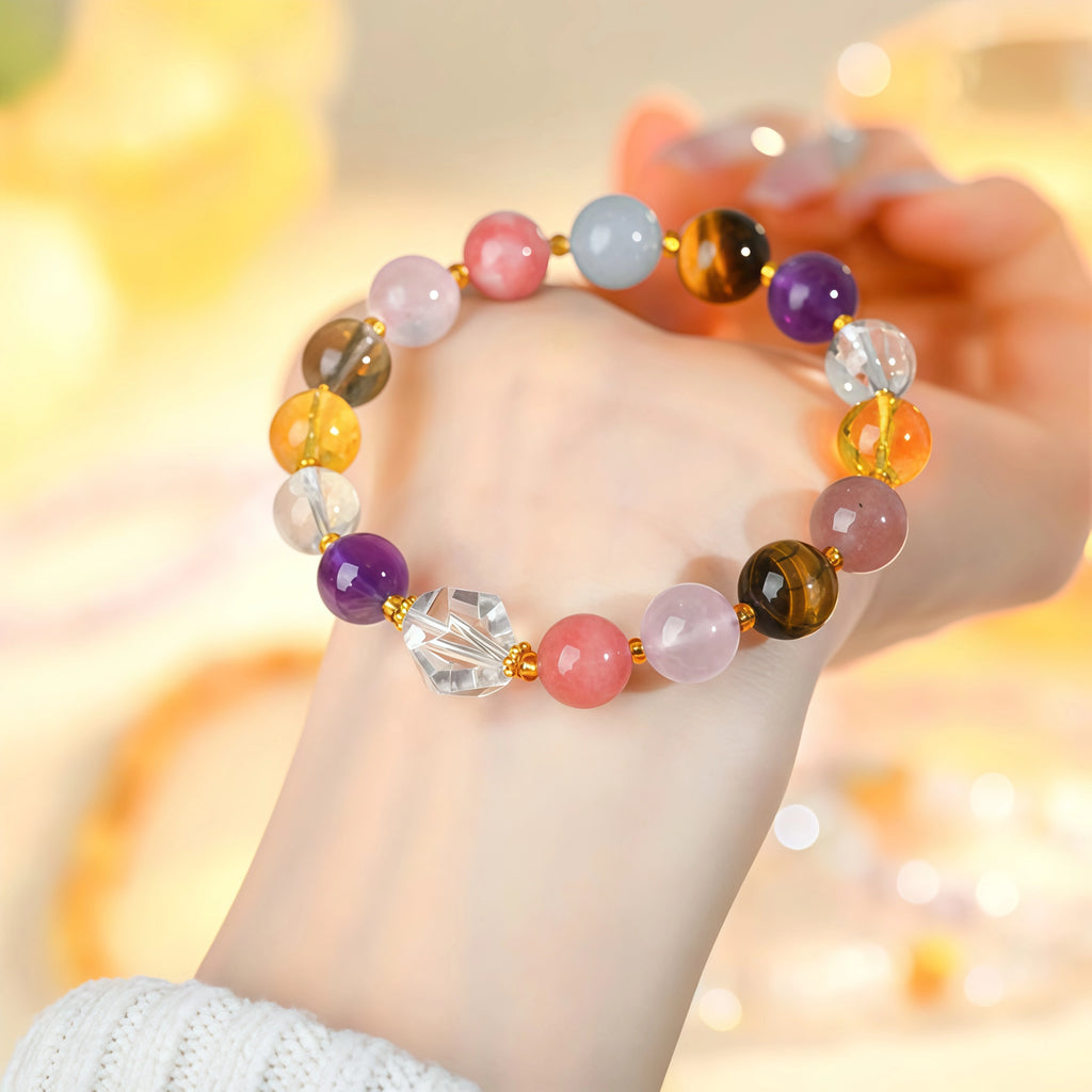 Cosmic Harmony - Multi-Gem Full Spectrum Energy Bracelet