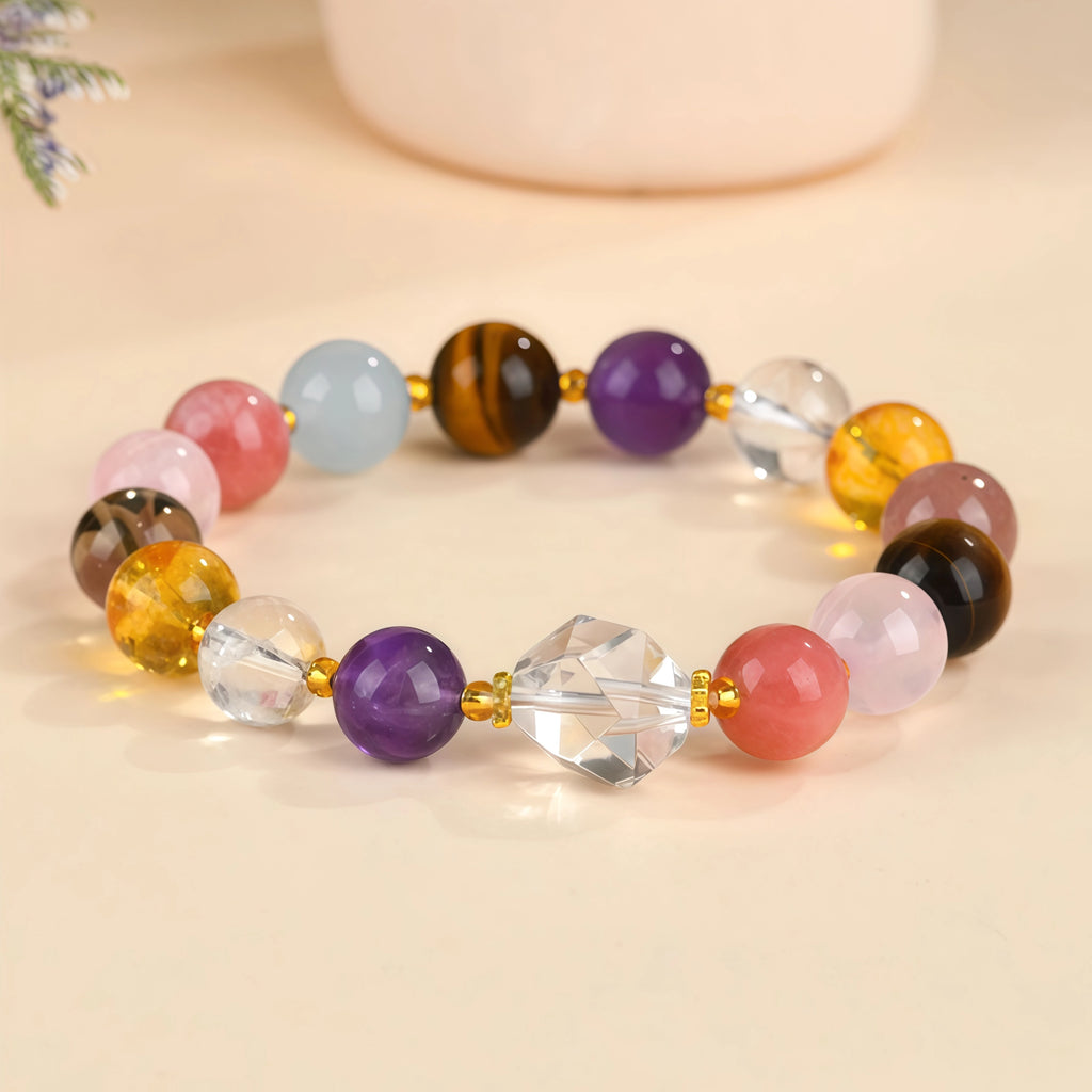 Cosmic Harmony - Multi-Gem Full Spectrum Energy Bracelet