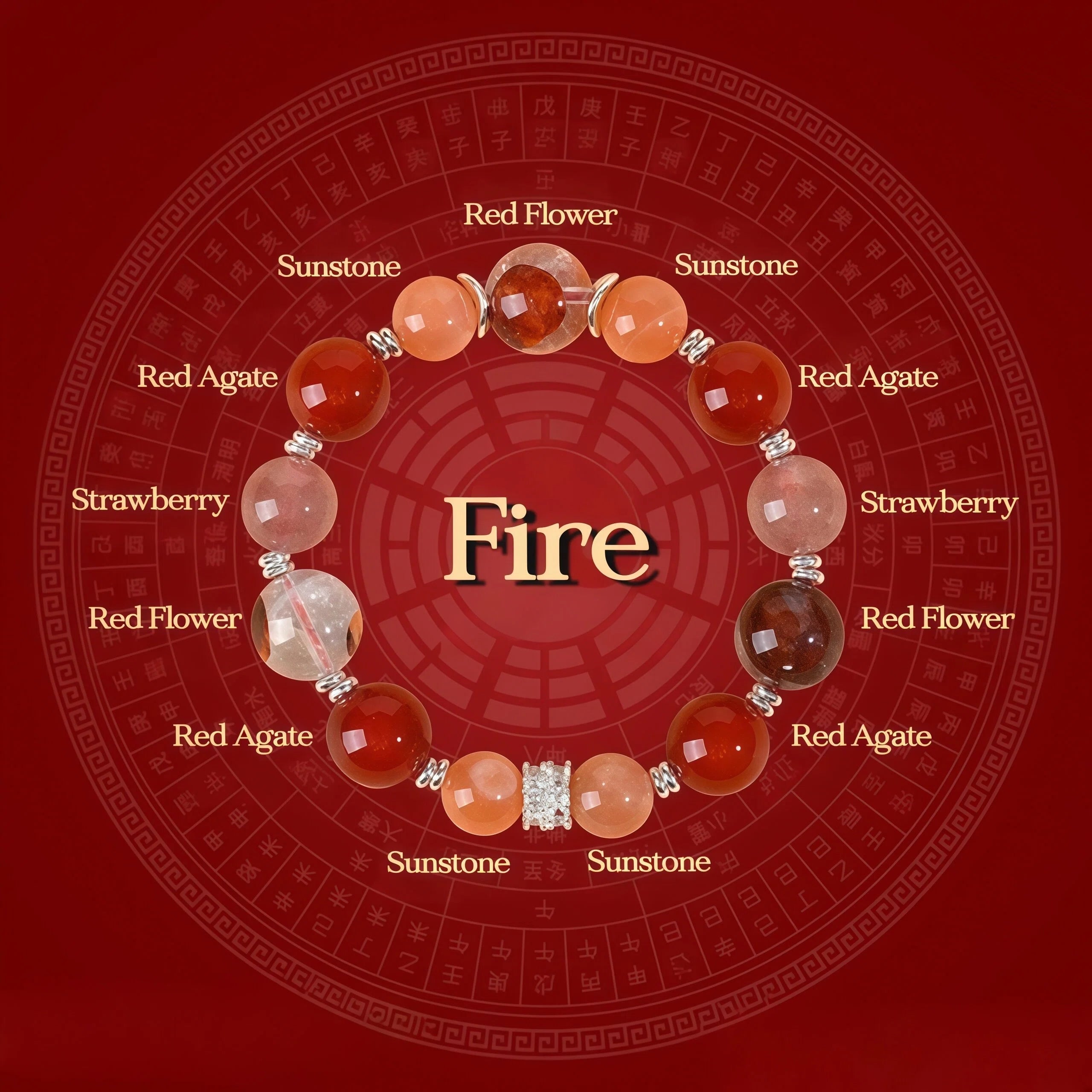 Radiant Passion - The Fire Element Charisma Bracelet