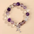 Neptune's Union - Amethyst & Purple Phantom Soulmate Bracelet