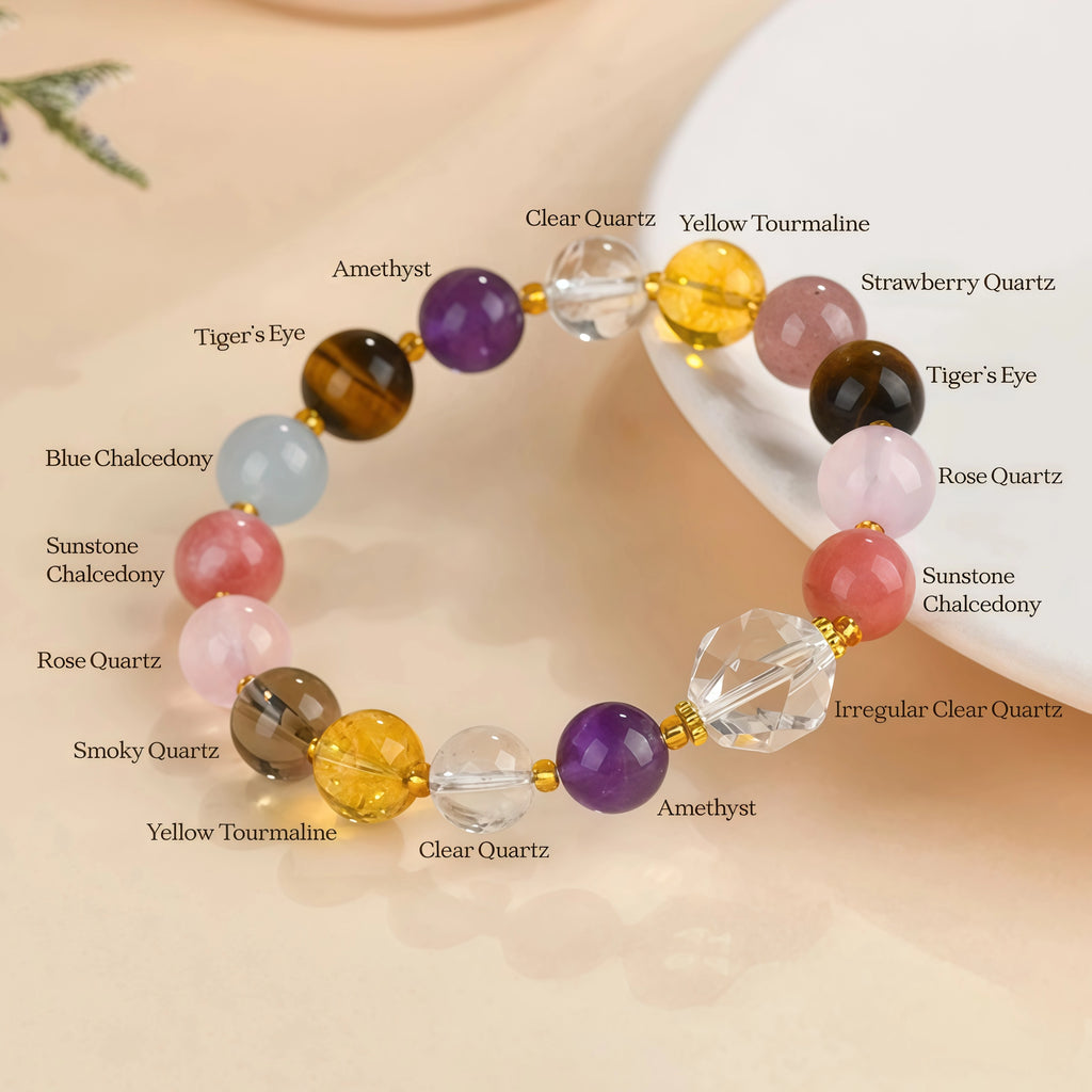 Cosmic Harmony - Multi-Gem Full Spectrum Energy Bracelet